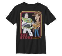 (TG. L) Disney Kids Pixar Toy Story 4 Vintage Duo Boys - Maglietta a Maniche Cor
