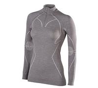 (TG. L) Falke - Maglia Intima Underwear Comfort Wool Zip Tech Maglietta da Donna