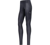 (TG. L) GORE WEAR R3 Legging da donna Partial GORE WINDSTOPPER, 40, Nero - NUOVO