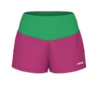 (TG. L) HEAD Dynamic Shorts da Donna Pantaloncini da Tennis, Rosa vivido - NUOVO