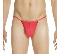 (TG. L) Hom Plume G-string, Tanga Uomo, Rosso (Red 4063), Large - NUOVO