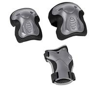 (TG. L) HUDORA 83189 - Set di Protezioni Hornet, Taglia L, Grigio, L - NUOVO