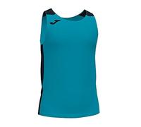 (TG. L) Joma Joma102222.725.L Canotta Record II Turchese Nera - NUOVO
