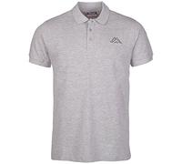 (TG. L) Kappa Polo Uomo, Peleot, grigio (grey melange), L - NUOVO