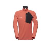(TG. L) Mammut Aenergy Light Ml-Felpa da Uomo con Mezza Zip Maglione, Nero Matto