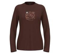 (TG. L) Odlo Langarm Wandershirt Damen Merino 200 Nature Lover I Funktionsshirt