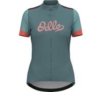 (TG. L) ODLO Maglia da Ciclismo Vintage Essentials - NUOVO