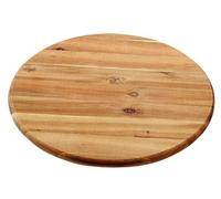 (TG. L) Piastra girevole 40 cm, altezza 4 cm, in legno di acacia FSC - NUOVO