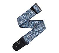 (TG. L) Planet Waves Blu D'Addario Eco-Comfort-Tracolla per Chitarra, in Tessuto