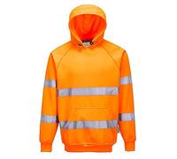 (TG. L) Portwest B304 Felpa con Cappuccio ad Alta Visibilit , Arancione, L - NUO