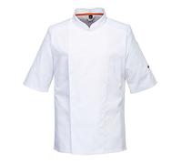 (TG. L) Portwest MeshAir Pro Chefs - Giacca da cucina a maniche corte, taglia L,