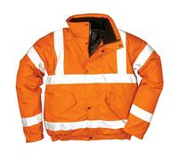 (TG. L) Portwest RT32ORRL Bomber ad Alta Visibilit GO/RT, Arancione, L - NUOVO