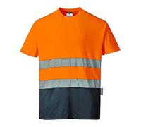(TG. L) Portwest S173ONRL Maglietta Manica Corta Alta Visibilit , Arancio, L - N