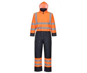 (TG. L) Portwest S485 Tuta Bicolore- Foderata Inserti in Contrasto Polsini Inter