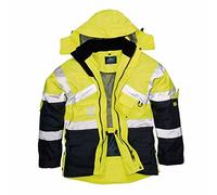 (TG. L) Portwest S760 Giacca Traspirante Bicolore ad Alta Visibilit , Giallo/Nav