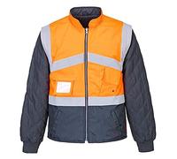 (TG. L) Portwest S769 Giacca Bicolore ad Alta Visibilit , Reversibile, Arancione