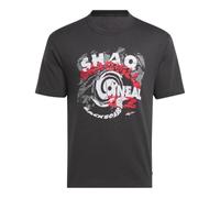 (TG. L) Reebok GS HS Shaq Spiral Tee T-Shirt, Washed Black, L Men's - NUOVO