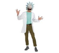 (TG. L) Rubie's 703124L Costume da Rick Morty per adulti, da uomo, come mostrato
