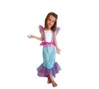 (TG. L) Rubies - Costume da ingresso della gamma Sirena 7-8 anni (122-128 cm) -