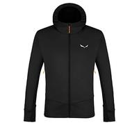 Felpa trekking uomo Salewa Puez PL con cappuccio nero out (50/L)