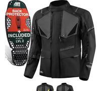 (TG. L) SHIMA RUNNER Giacca Moto Uomo 4 Stagioni AIRFORCE Paraschiena Giubbotto