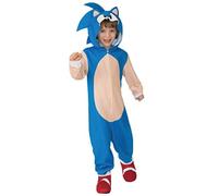 (TG. L) Sonic The Hedgehog Rubies Costume Sonic Classic per bambini, tuta con co