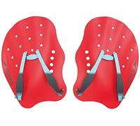 (TG. L) Speedo Tech, Palette per Le Mani Unisex-Adult, Lava Red/Chilli Blue/Grig