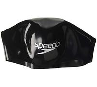 (TG. L) Speedo Unisex Adulto Fastskin Swimming Cap Cuffia da nuoto, Nero/Bianco,