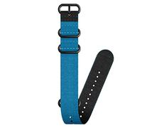 (TG. L) Suunto Dive D5 Zulu Cinturino Textile di Ricambio, 24 mm, L, Blu - NUOVO