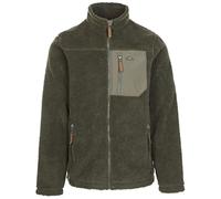 (TG. L) Trespass Buck-Male Fleece AT300 Felpa, Grigio Scuro, L Uomo - NUOVO