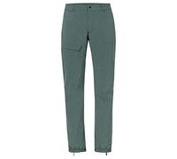 (TG. L) VAUDE Pantaloni Impermeabili da Uomo Yaras, Foresta polverosa - NUOVO