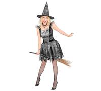 (TG. L) W WIDMANN MILANO Party Fashion - Costume da strega, vestito e cappello d