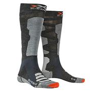 (TG. L) X-Socks Silk Merino 4.0, Calze Invernali da Sci Unisex - Adulto, Anthr
