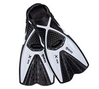 (TG. L/XL) Mares Aquazone X-One, Pinne Snorkleling Adulto - Unisex, Bianco, L/XL