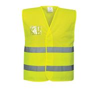 (TG. L/XL) Portwest C494 Gilet Mezza Rete ad Alta Visibilit , Giallo, L/XL - NUO