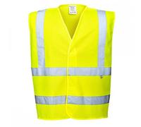 (TG. L-XL) Portwest FR71 Gilet Ignifugo Antistatico ad Alta Visibilit ., Taglia