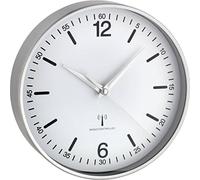 (TG. L200 x B61 x H233 mm) TFA Dostmann Aluminium Funk-Wanduhr Orologio da Paret