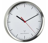 (TG. L226 x B60 x H258 mm) TFA Dostmann - Orologio da parete radiocontrollato, i
