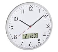 (TG. L310 x B55 x H340 mm) TFA Dostmann - Orologio da parete analogico con termo