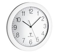 (TG. L310 x B60 x H343 mm) Tfa 60.3512.02 Wanduhr Funk di Design - NUOVO