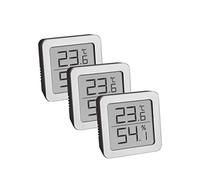 (TG. L90 x B70 x H115 mm) TFA Dostmann - Set di 3 igrometro digitale per interni