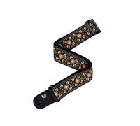 (TG. Larga) Tracolla D'Addario Eco-Comfort in tessuto intrecciato per chitarra,