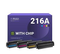 (TG. Large) [ CON CHIP ] Set di 4 Cartucce Toner per HP 216A HP W2410A W2411A W2