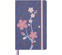 (TG. Large) Moleskine Taccuino Sakura, Taccuino con Pagine Bianche, Copertina Ri