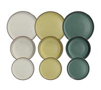 (TG. Large) Tognana Ardenne, servizio piatti 18 pezzi per 6 persone, stoneware,