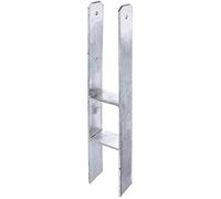 (TG. Larghezza: 121 mm) GAH-Alberts - Supporto travetti H, zincato a caldo, alte