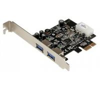 (TG. LP4 - NEC) STARTECH.COM Adatattore Scheda Superspeed USB 3.0 con 2 Porte PC