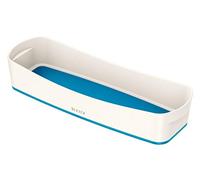(TG. Lungo) LEITZ MyBox®- Vassoio organizer - Bianco / Blu metallizzato - 5258