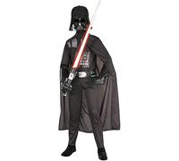 (TG. M (5 - 7 anni)) Rubie's - Costume di Darth Vader, M (5 - 7 anni), Nero - NU