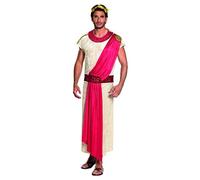 (TG. M (50/52)) Boland- Imperatore Romano Deluxe Costume Adulto, Rosso/Bianco, M